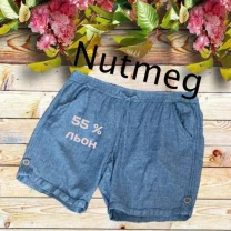 Nutmeg Льняные женские шорты под джинс 18  на 52