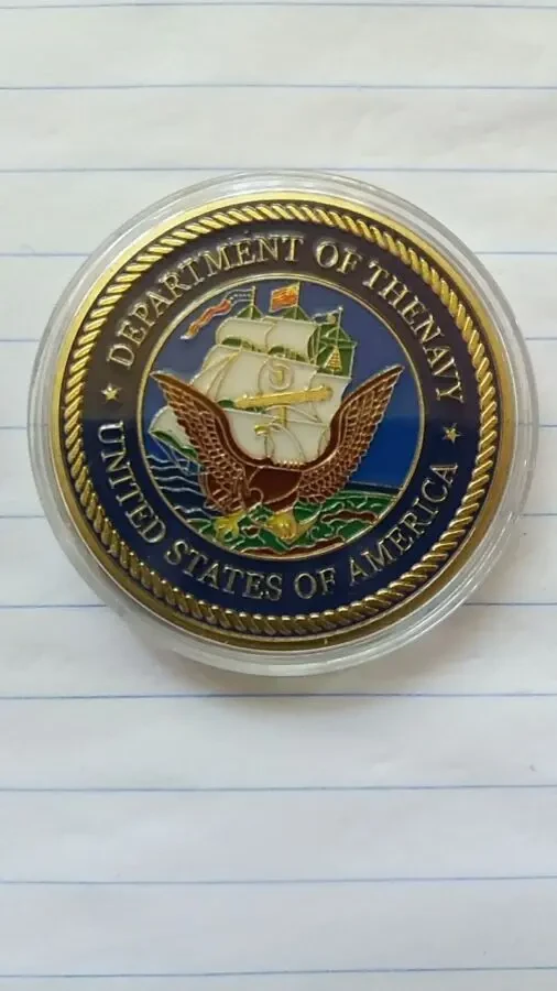 Монета Військово-морських сил США 2