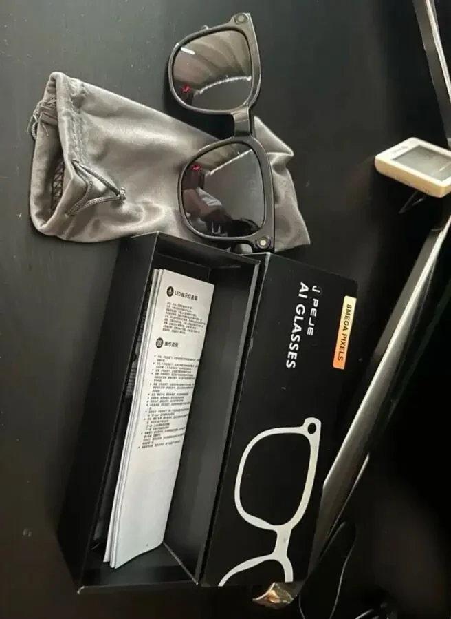 PEJE AI Smart Glasses 1080P з камерою 8 МП, Bluetooth та фотохромними 3