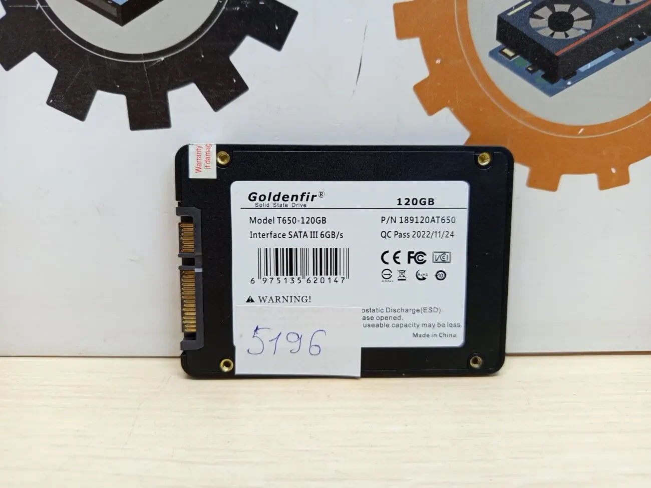 SSD-накопичувач Goldenfir T650 120GB 2