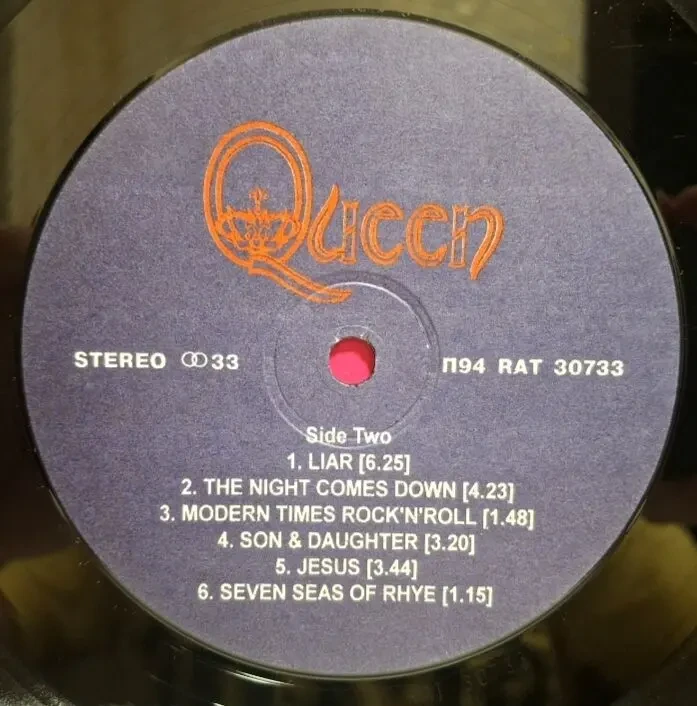 Queen, Freddie Mercury - Queen- 1973. (LP). 12. Vinyl. Пластинка. Santa Records. Rare 4