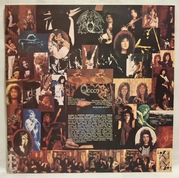 Queen, Freddie Mercury - Queen- 1973. (LP). 12. Vinyl. Пластинка. Santa Records. Rare 2
