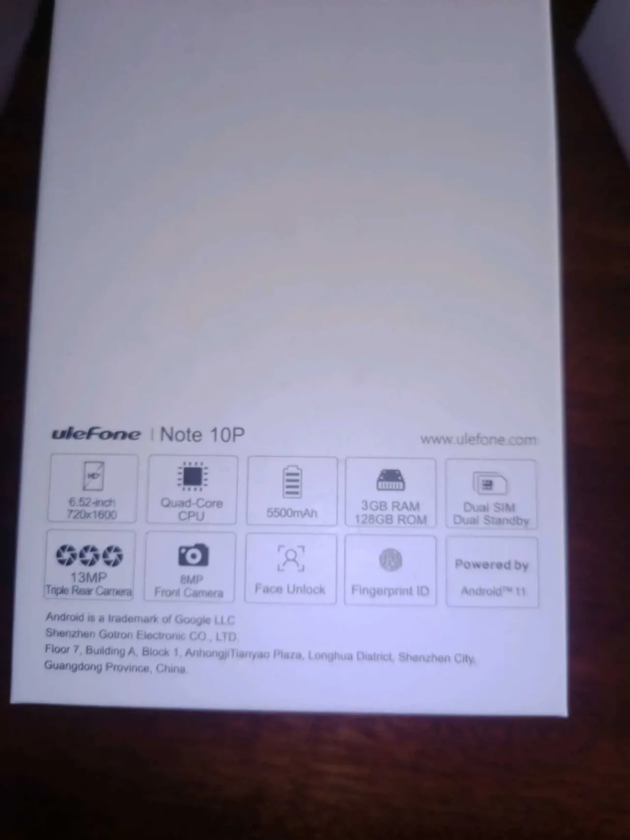 4/128гб Ulefone note 10p смартфон телефон 4g lte 7