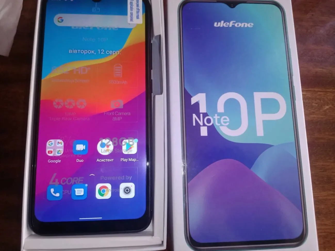 4/128гб Ulefone note 10p смартфон телефон 4g lte 2