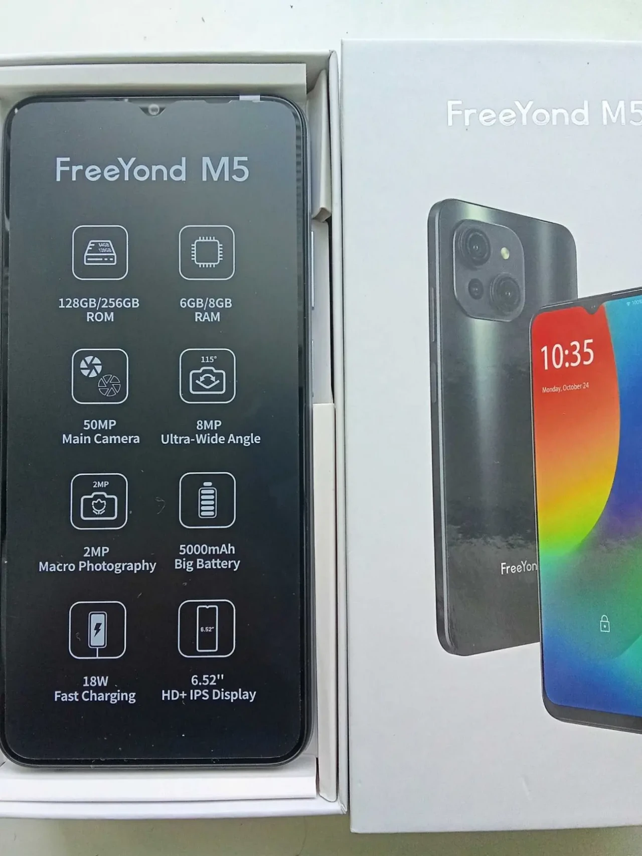 8/256Gb Freeyond M5 Android 12 смартфон, телефон