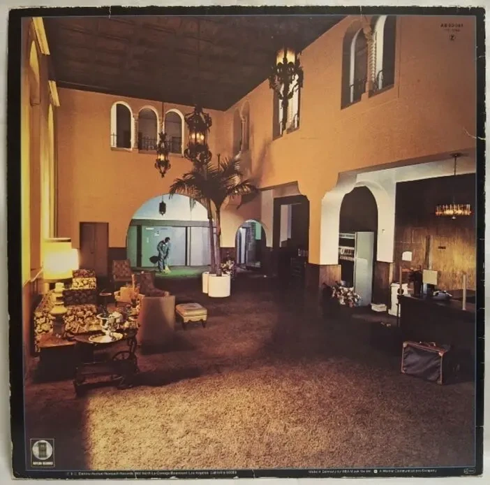 Eagles - Hotel California - 1976. (LP). 12. Vinyl. Пластинка. Poster. Germany. 4