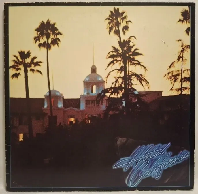 Eagles - Hotel California - 1976. (LP). 12. Vinyl. Пластинка. Poster. Germany. 2