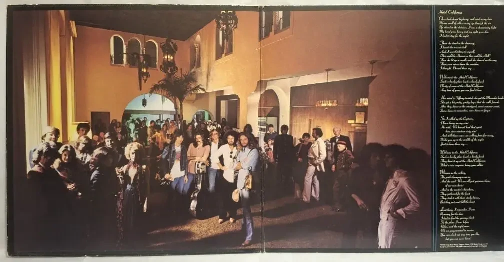 Eagles - Hotel California - 1976. (LP). 12. Vinyl. Пластинка. Poster. Germany. 3