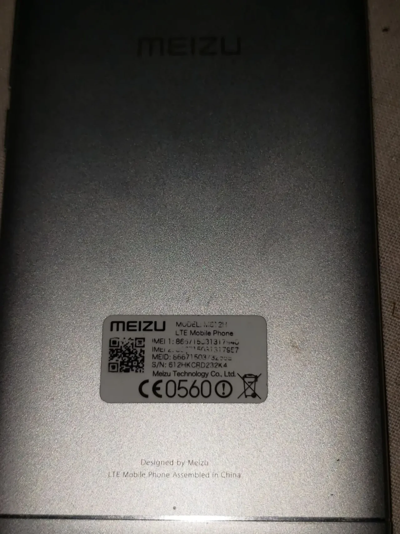Смартфон Meizu на запчасти или под ремонт. 3