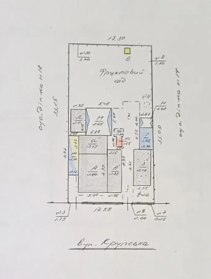 Будинок, вул.Ялинкова(Крупської), 72кв.м, 1 поверх, гарний стан 10