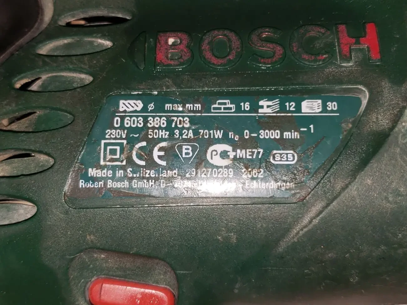 Ударная дрель Bosch PSB 700 RE. 3