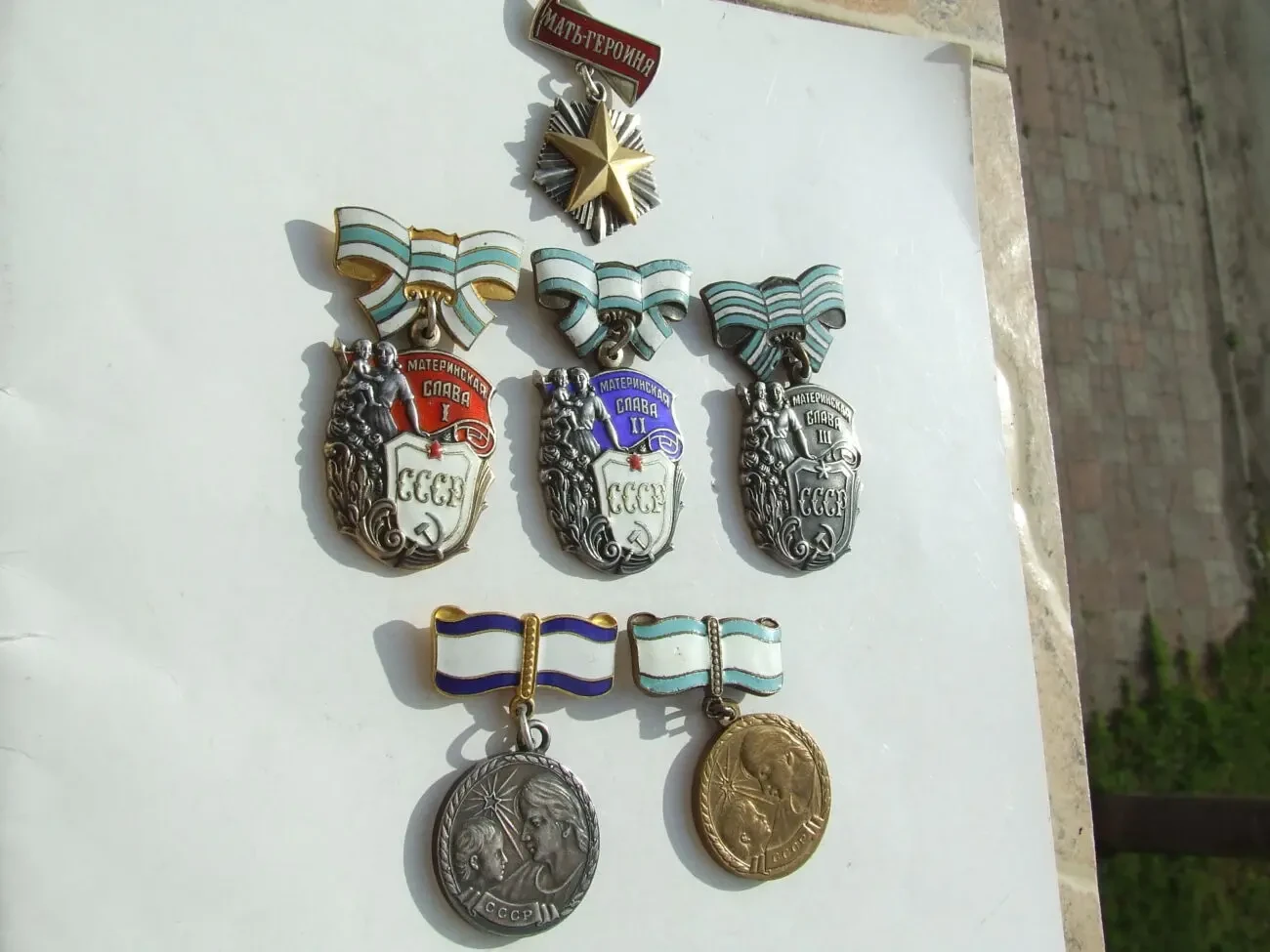 Орден    мати-героїна . материнська слава  всіх ступенів   ссср   нагор. до  1990 року. 5