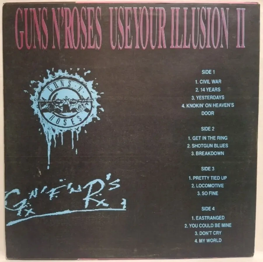 Guns N' Roses - Use Your Illusion II - 1991. (2LP). 12. Vinyl. Пластинки. Santa Records. Rare 2