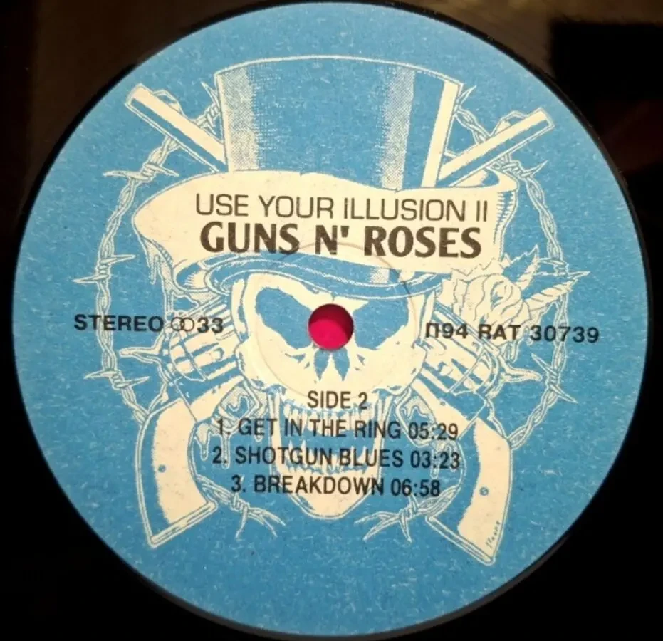 Guns N' Roses - Use Your Illusion II - 1991. (2LP). 12. Vinyl. Пластинки. Santa Records. Rare 4