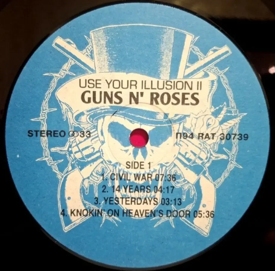 Guns N' Roses - Use Your Illusion II - 1991. (2LP). 12. Vinyl. Пластинки. Santa Records. Rare 3