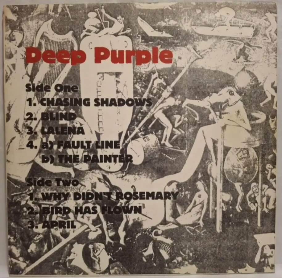 Deep Purple - April - 1969. (LP). 12. Vinyl. Пластинка. Santa Records. Rare. 3
