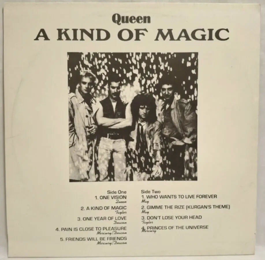 Queen, Freddie Mercury - A Kind Of Magic - 1986. (LP). 12. Vinyl. Пластинка. Santa Records. Rare 2