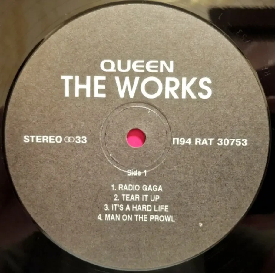 Queen, Freddie Mercury - The Works - 1984. (LP). 12. Vinyl. Пластинка. Santa Records. Rare 3