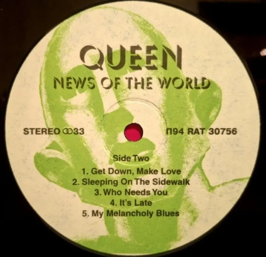 Queen, Freddie Mercury - News Of The World - 1977. (LP). 12. Vinyl. Пластинка. Santa Records. Rare. 4