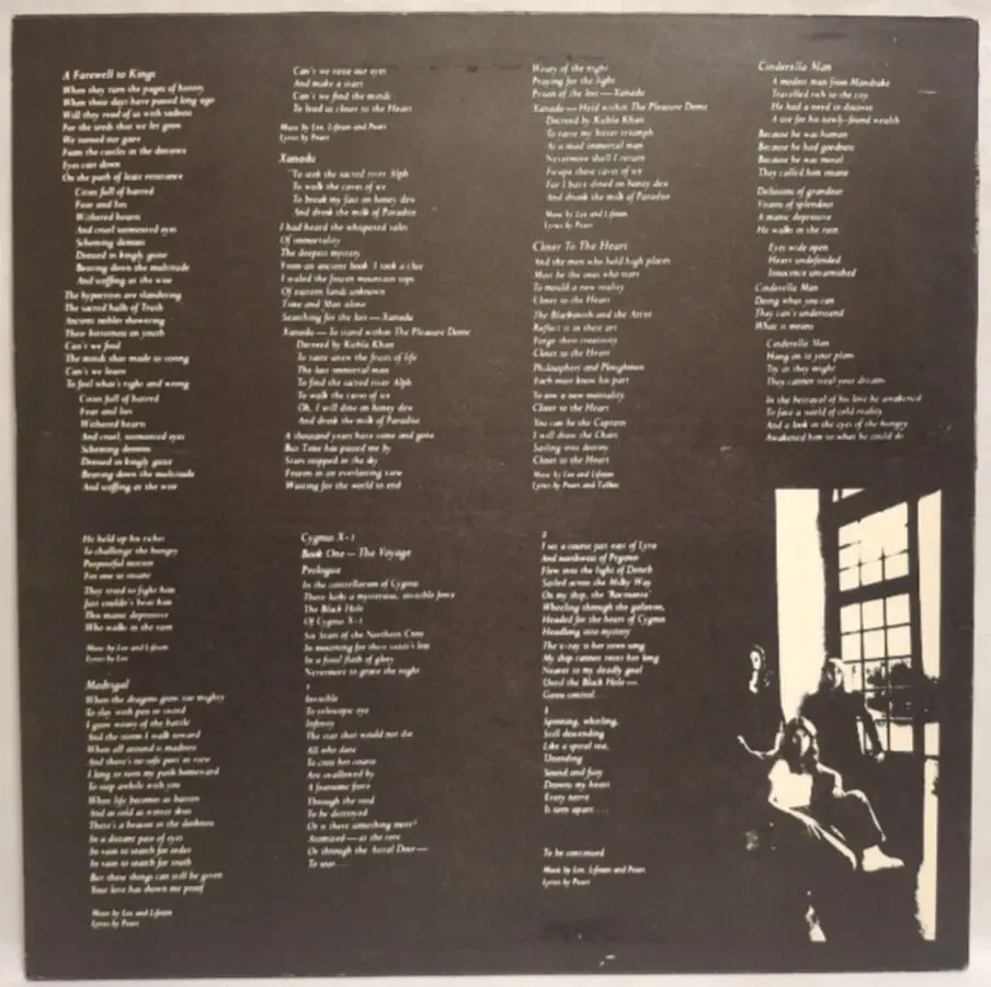 Rush - A Farewell To Kings - 1977. (LP). 12. Vinyl. Пластинка. Rare. 2