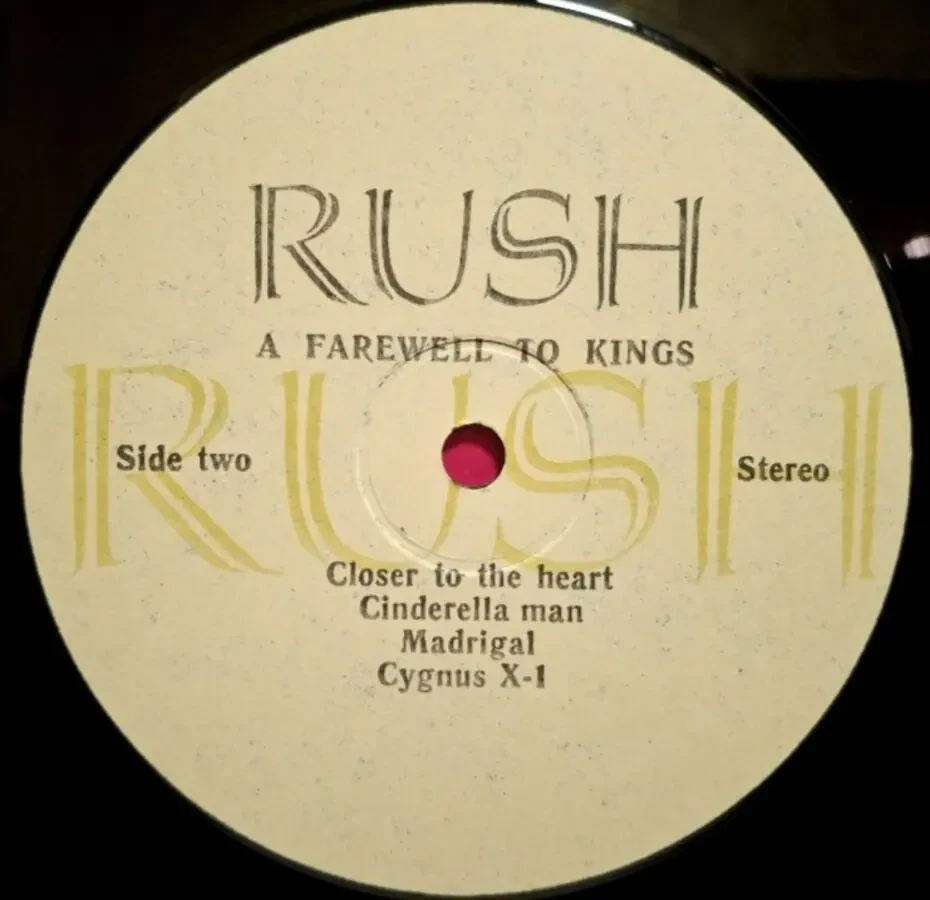 Rush - A Farewell To Kings - 1977. (LP). 12. Vinyl. Пластинка. Rare. 4