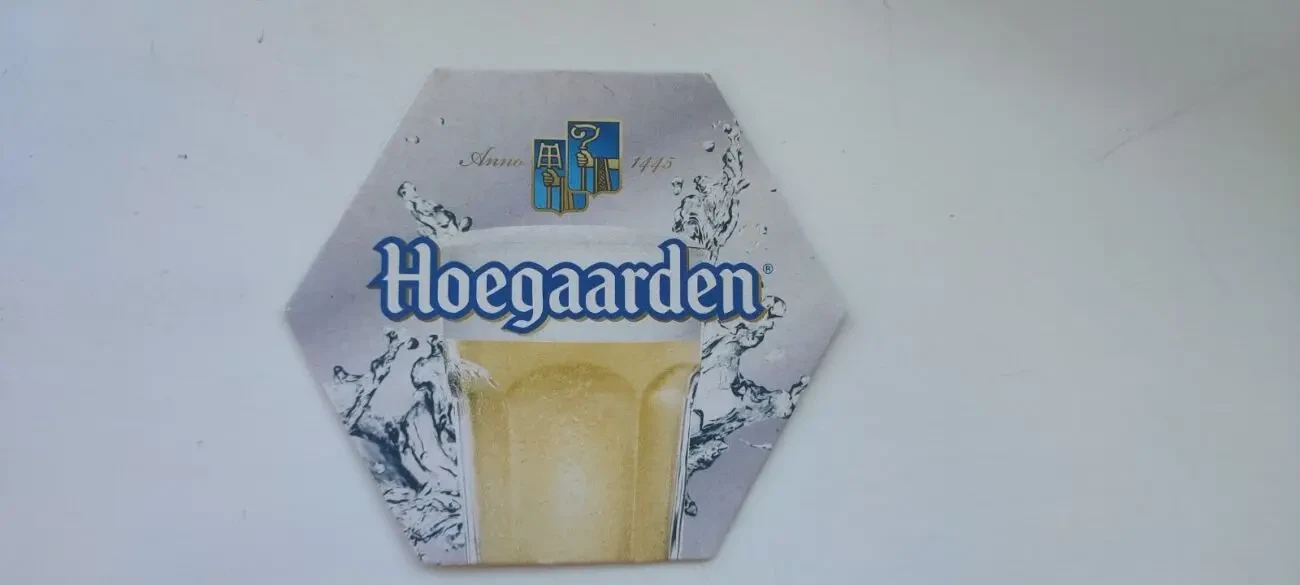 Костер (бирдекели) знаменитого бельгийского пивного бренда Hoegaarden (Хугарден) 2