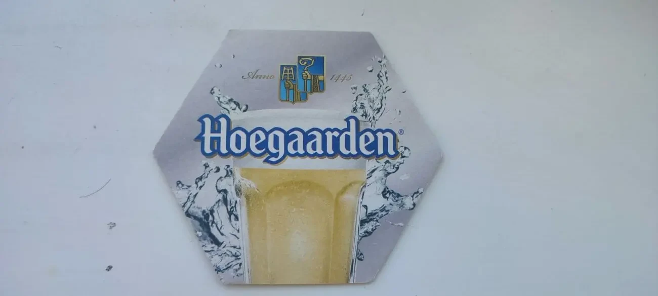Костер (бирдекели) знаменитого бельгийского пивного бренда Hoegaarden (Хугарден) 3
