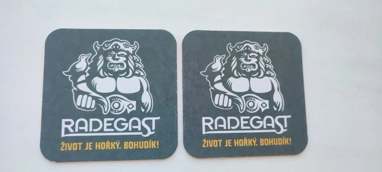 Оригинальный костер (бирдекель) известного чешского бренда Radegast 6