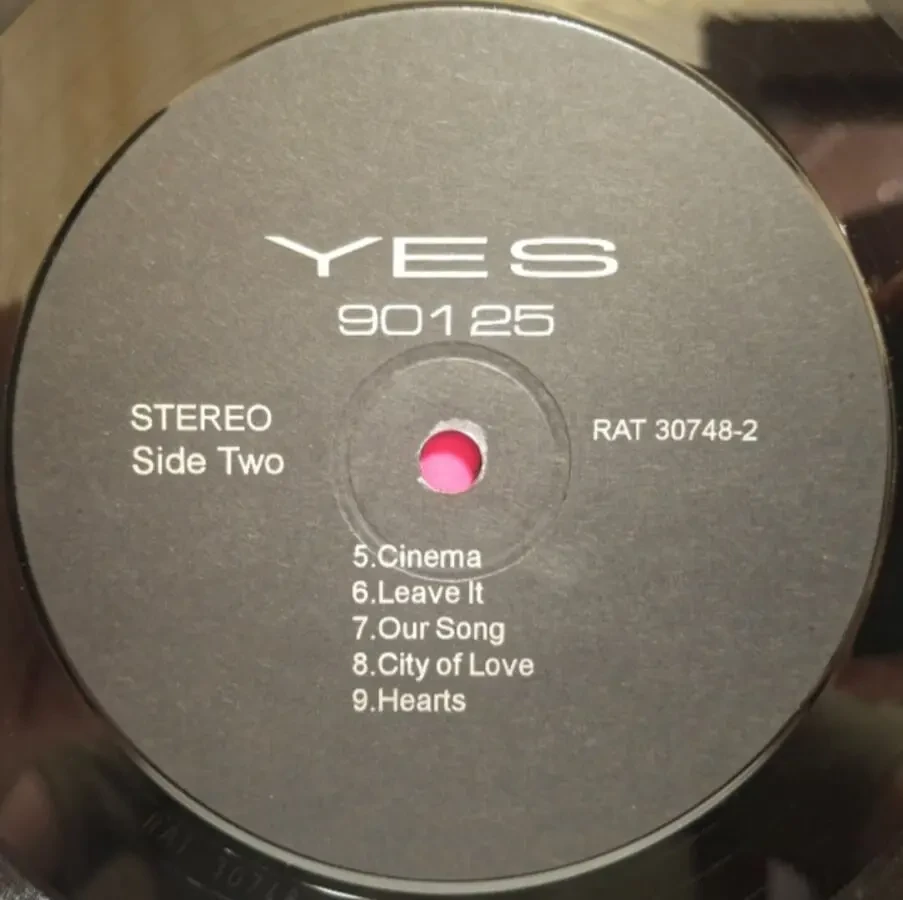 Yes - 90125 - 1983. (LP). 12. Vinyl. Пластинка. Santa Records. Rare. 4