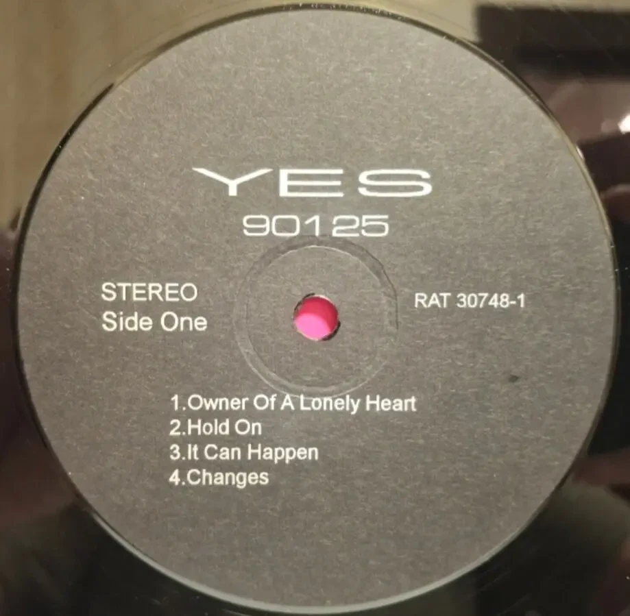 Yes - 90125 - 1983. (LP). 12. Vinyl. Пластинка. Santa Records. Rare. 3