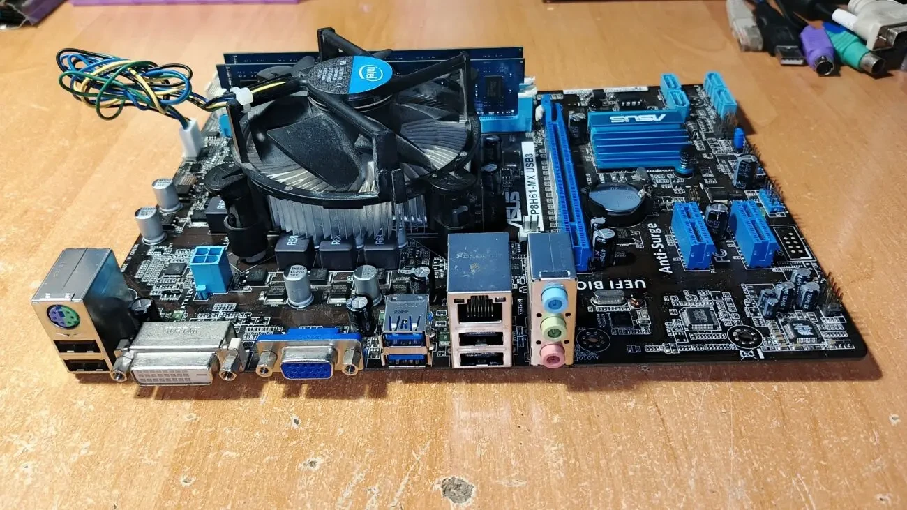 Комплект Asus P8H61-MX USB3 (s1155)+I5 3470T+16GB+Cooler 2