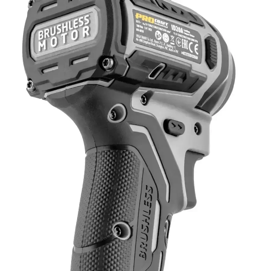 Акумуляторний гайковерт (Імпакт) Procraft Industrial ID20A (1 акумулятор 20 В 4 А.год). 5