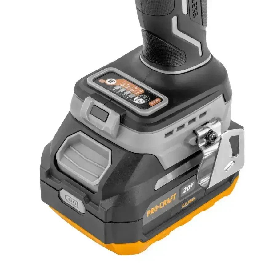 Акумуляторний гайковерт (Імпакт) Procraft Industrial ID20A (1 акумулятор 20 В 4 А.год). 6