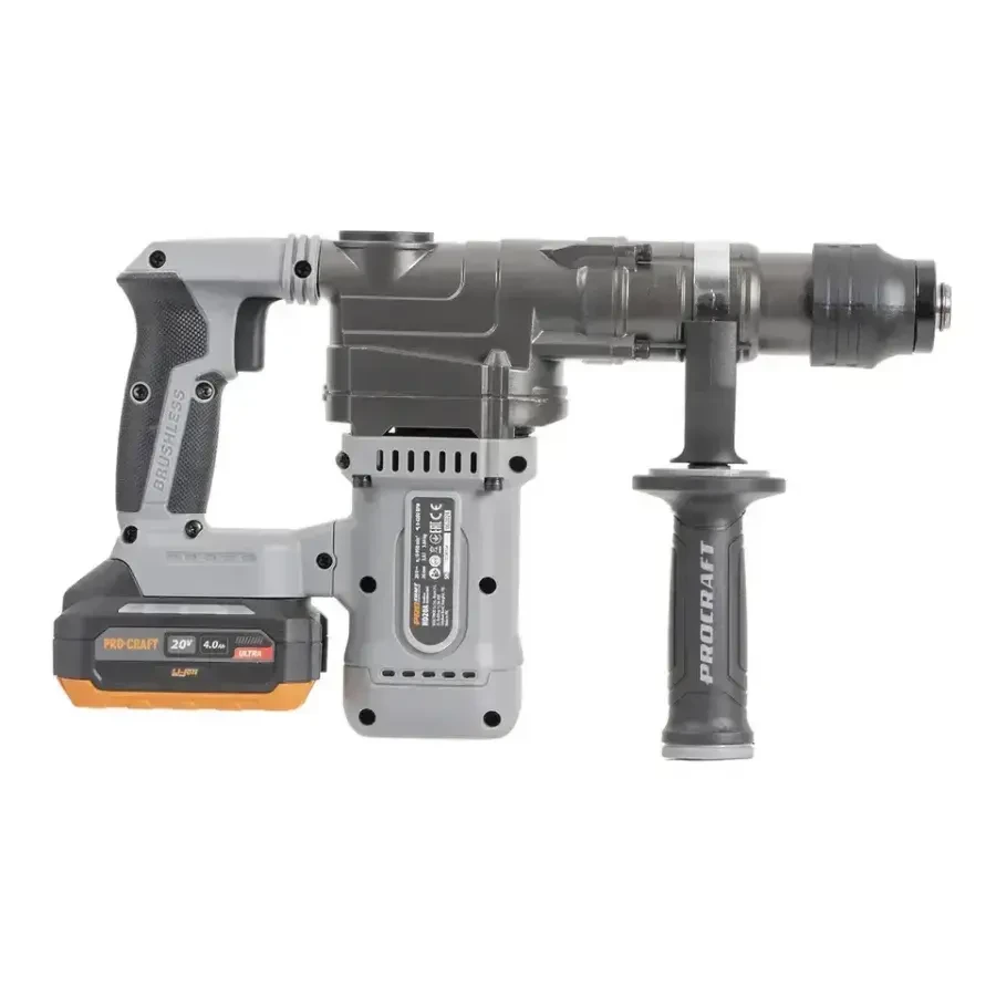 Комплект акумуляторного перфоратора Procraft Industrial HD20A та кутової шліфувальної машини 6