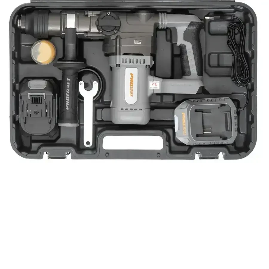 Акумуляторний перфоратор Procraft industrial HD20A (c 1 акб та зп). 5