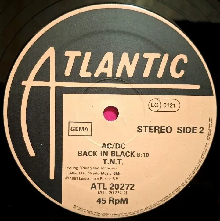 AC/DC - Let's Get It Up - 1982. (EP). 12. Vinyl. Пластинка. Germany. 4