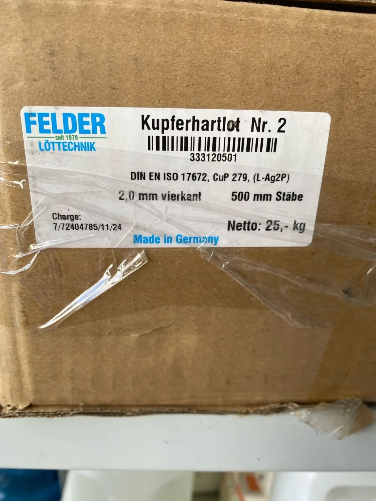 Припой Felder 2% срібла 2