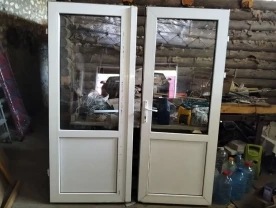 Пластикові двері подвійні