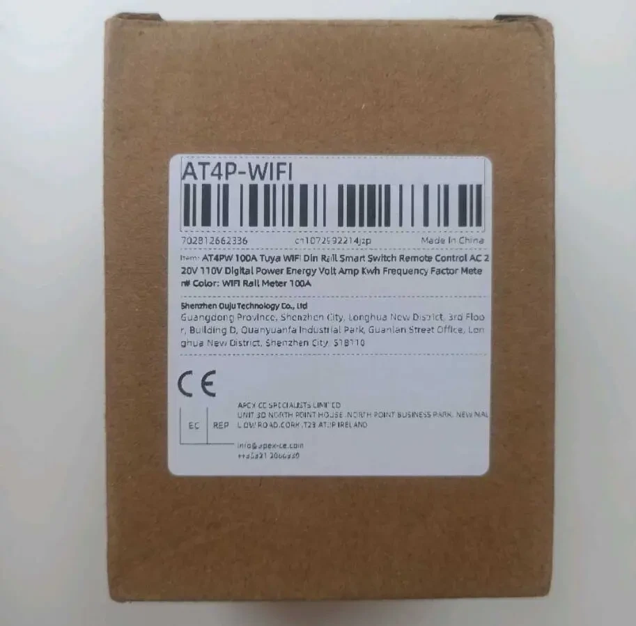 Ваттметр, реле напряжения Atorch 100A Tuya WiFi 5