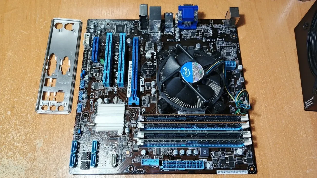 Комплект asus p8b75-m(s-1155)+i5 3470+16gb+cooler box
