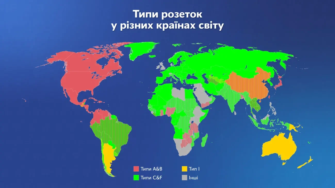 Кабель живлення, вилка тип I , розетка домик, 110...240 В 4