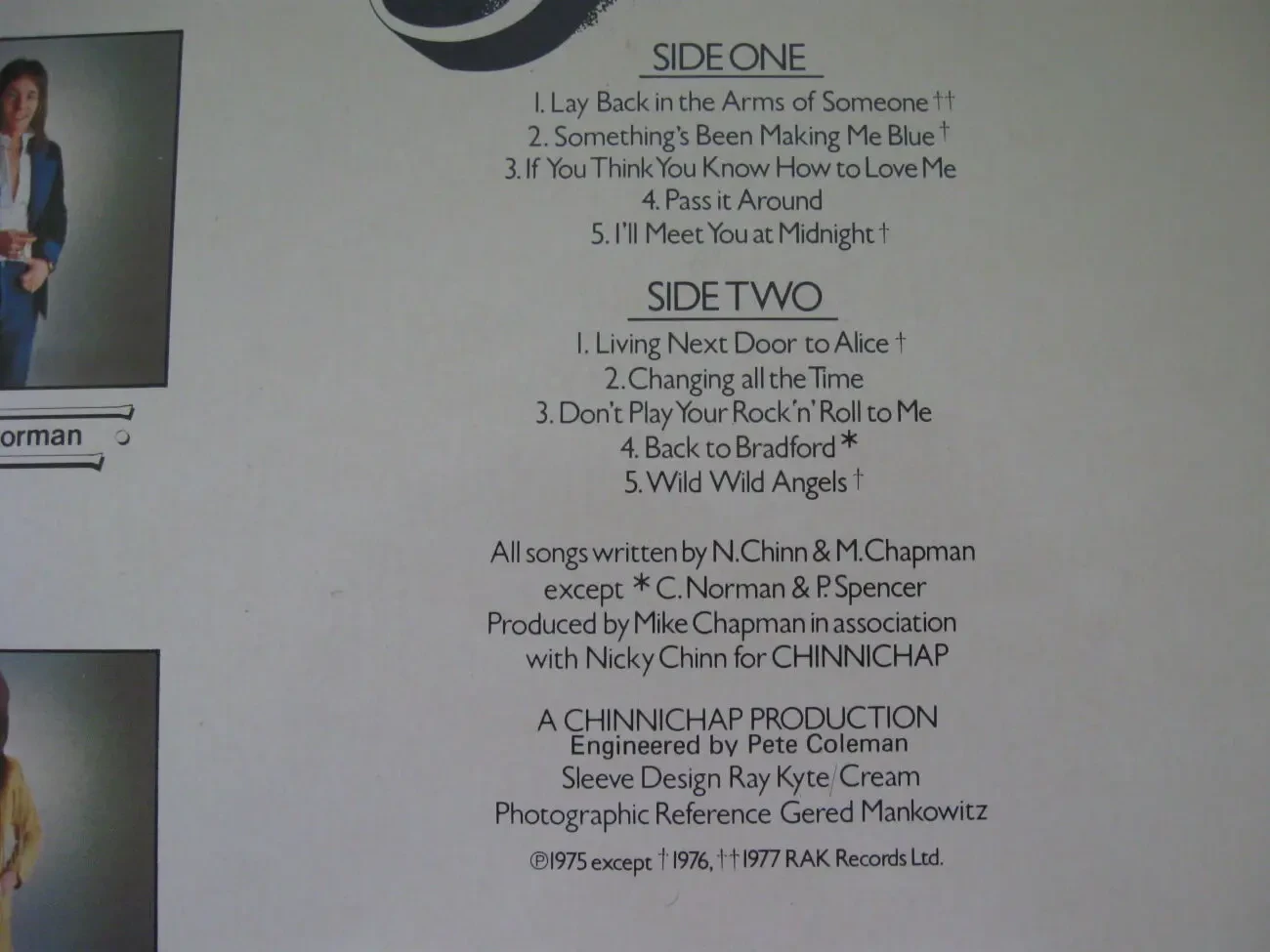 Вінілова платівка Smokie  Greatest Hits, Німеччина 3