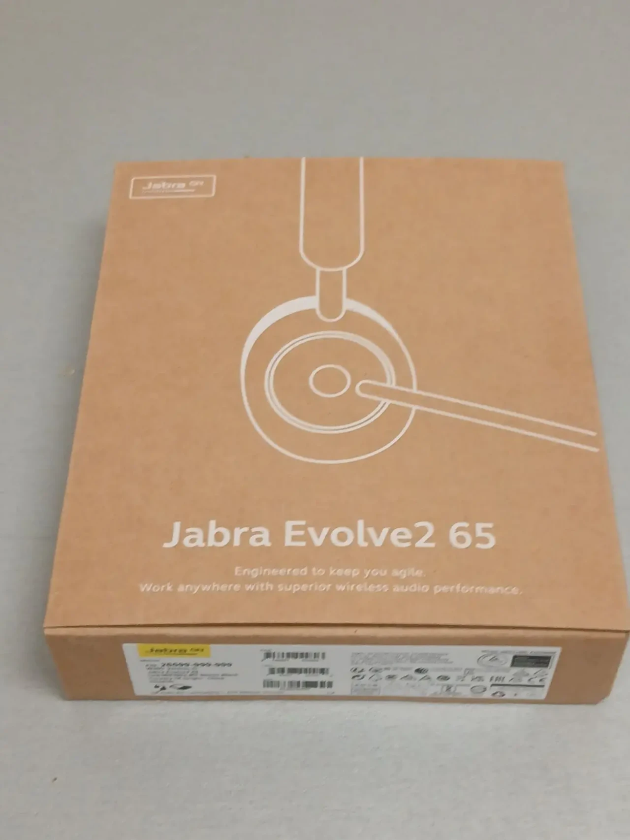 Навушники ( Bluetooth-гарнітура) Jabra Evolve 2 65, Link380a MS Stereo Black 26599-999-99 3