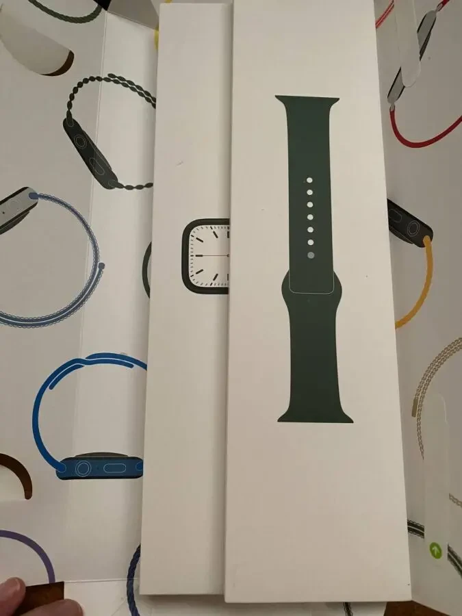 Продам Apple Watch Series 7 41mm. Green. Стан акумулятора 100% 2