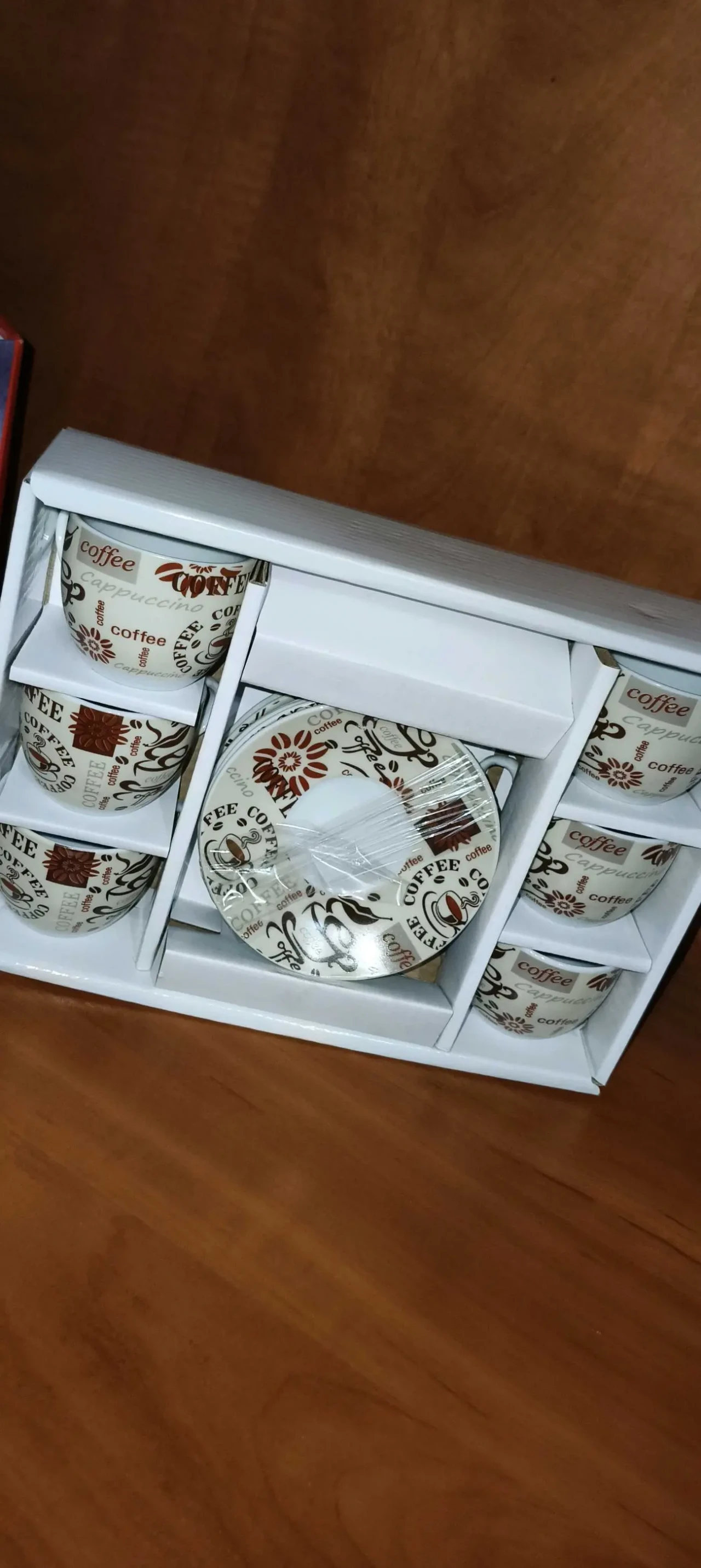 Набір кавовий,6 філіжанок з блюдцями 3