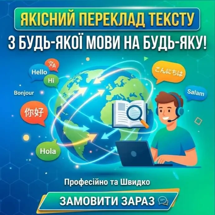 Перекладу тексти