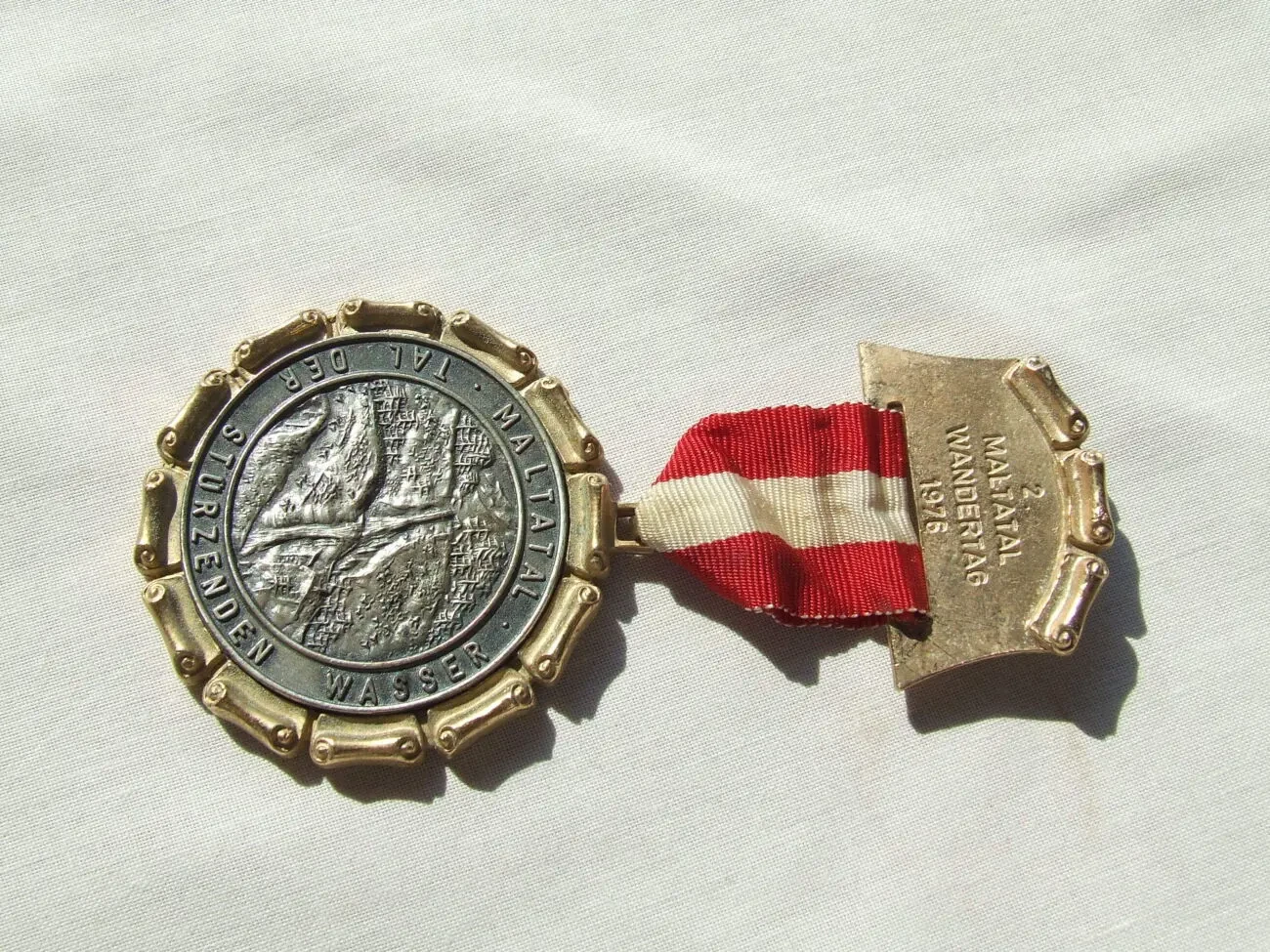 Медаль Мальтинська долина 1976 року розмір 6 см. вага 90 грамм. Австрія 6