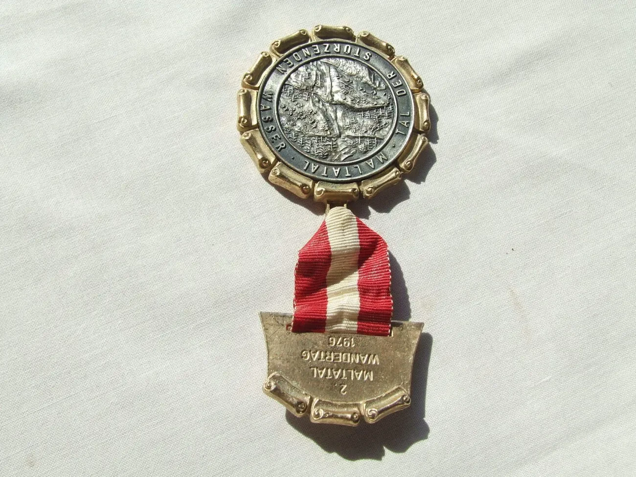 Медаль Мальтинська долина 1976 року розмір 6 см. вага 90 грамм. Австрія 5