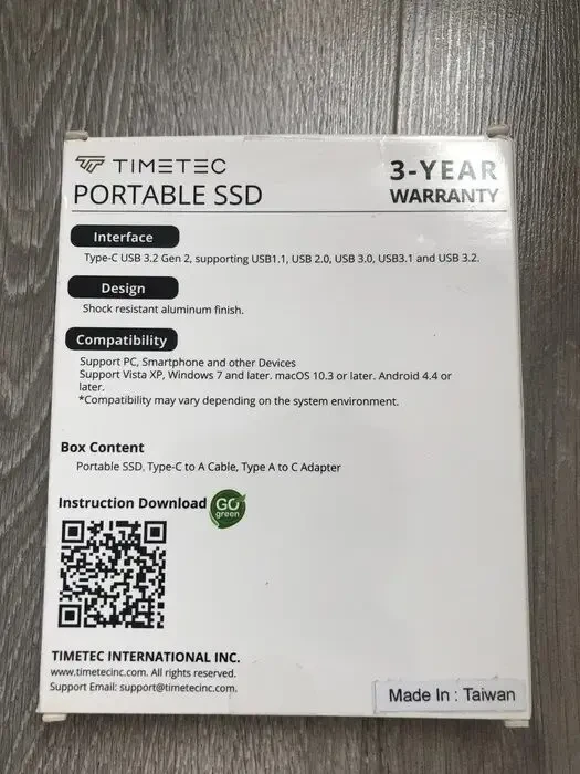 Timetec TP-1 Portable SSD 512 gb 2