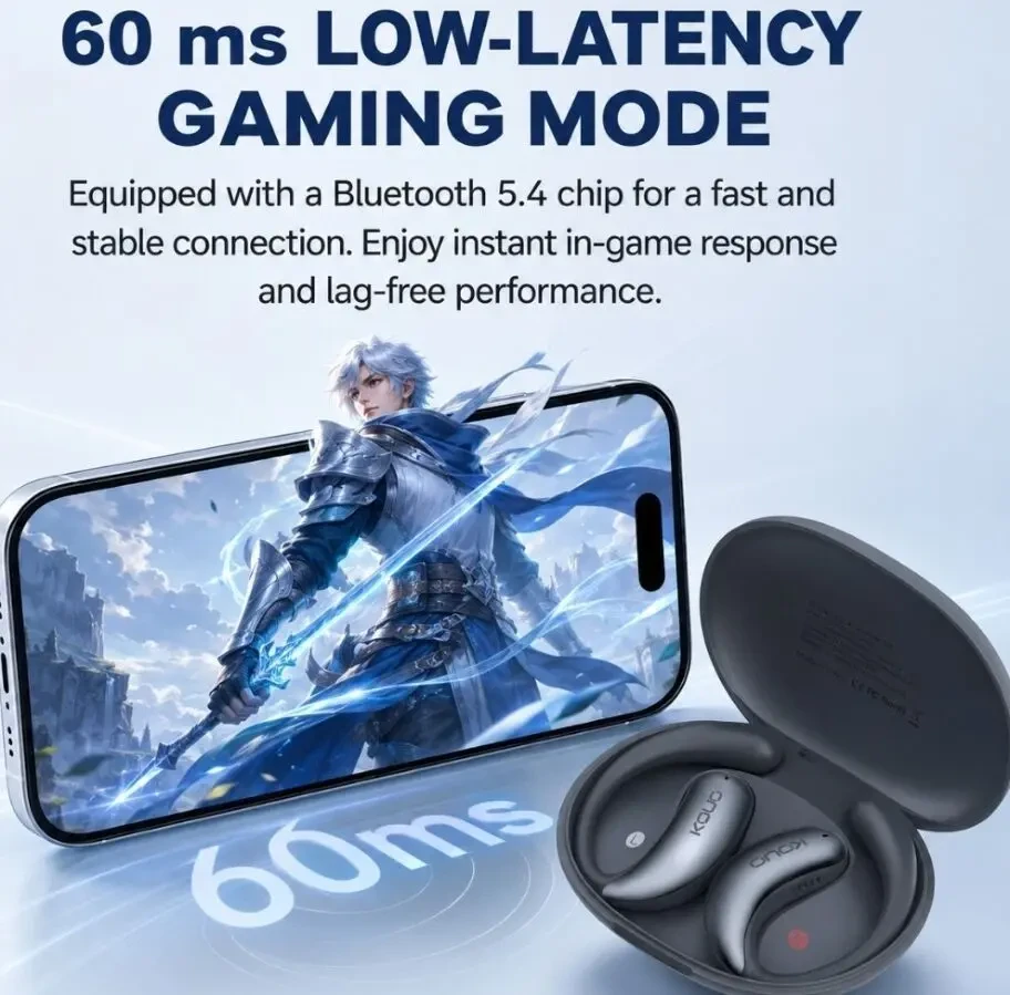 Наушники KOUO Aether 05 Open-Ear Bluetooth V6.0 с поддержкой перевода 164 языка 6